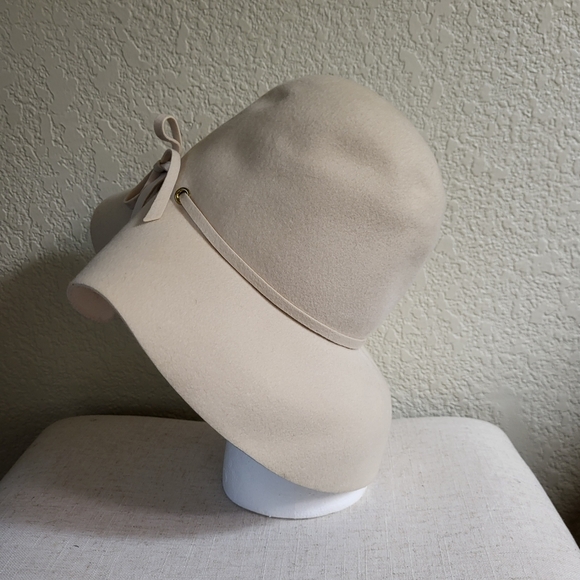 VTG Henry Pollak Wool Bucket Hat Saks Fifth Ave Cream Betmar - Picture 15 of 15